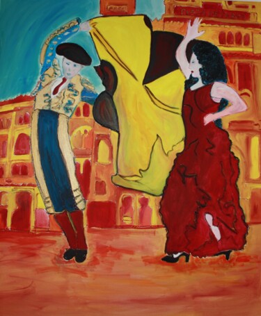 Pintura titulada "Carmen" por Federico Tammaro, Obra de arte original, Oleo