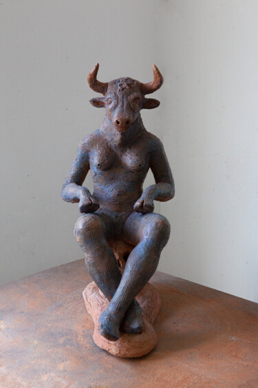 제목이 "Minotaura scultura"인 미술작품 Federico Womb로, 원작, 테라코타