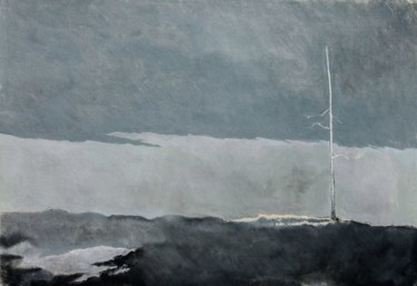 Рисунок под названием "Уходящая осень" - Егор Федоров, Подлинное произведение искусства, Древесный уголь