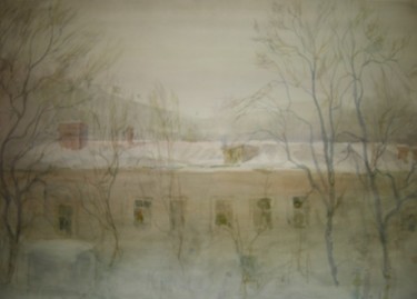Картина под названием "Дом" - Fedor, Подлинное произведение искусства, Другой