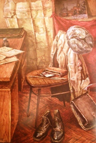 Картина под названием "Память о минувшем" - Fedor, Подлинное произведение искусства, Масло
