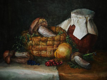 Картина под названием "Кувшин" - Fedor, Подлинное произведение искусства, Масло