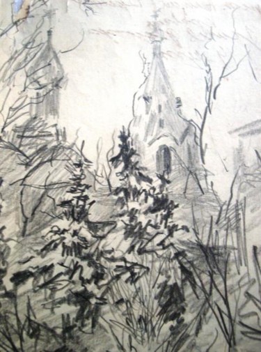 Рисунок под названием "Храм Святителя Нико…" - Fedor, Подлинное произведение искусства