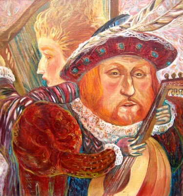 Картина под названием "Royal song." - Fedor Zubkov, Подлинное произведение искусства, Масло Установлен на Деревянная рама дл…