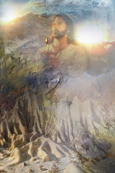 Arts numériques intitulée "3 Religieux" par Christine, Œuvre d'art originale, Peinture numérique