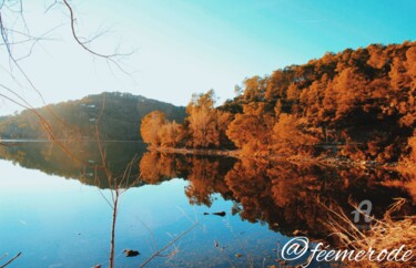 Photography titled "Œil Nature" by Féemerode, Original Artwork, Non Manipulated Photography