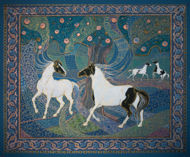 Malarstwo zatytułowany „Fairy tail” autorstwa Fefa Koroleva, Oryginalna praca, Inny
