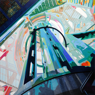 Time machine Peinture intitulée "Time machine" par Uwe Fehrmann, Œuvre d'art originale, Acrylique