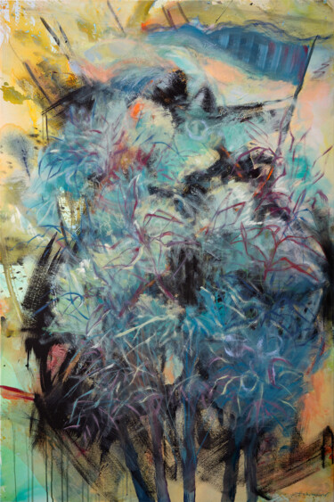 Pittura intitolato "„Daytime", abstrakt…" da Uwe Fehrmann, Opera d'arte originale, Acrilico Montato su Telaio per barella in…