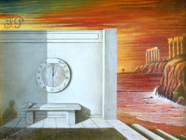 Pintura titulada "Non soggiace al tem…" por Felice Pedretti, Obra de arte original, Oleo