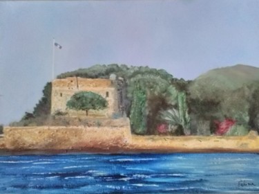 Painting titled "Fort Balaguier la S…" by Felicia Butel, Original Artwork, Oil