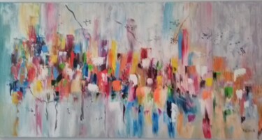 Картина под названием "Concert" - Felicia Butel, Подлинное произведение искусства, Масло