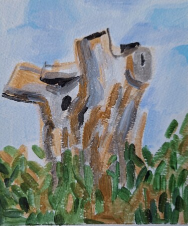 Картина под названием "Richmond Park - Sep…" - Felicia Stockdale, Подлинное произведение искусства, Акрил