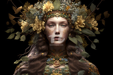 Photographie intitulée "Spring goddess" par Felima, Œuvre d'art originale, Photographie manipulée