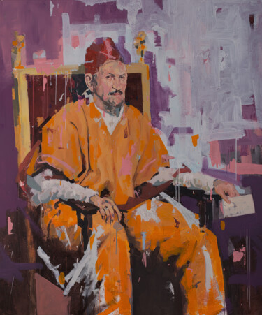 제목이 "A Velazquez"인 미술작품 Felipe Achondo로, 원작, 기름
