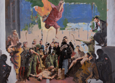 Pittura intitolato "A Tintoretto" da Felipe Achondo, Opera d'arte originale, Olio