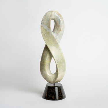 Skulptur mit dem Titel "Infinito" von Felipe Cesar D'Oliveira, Original-Kunstwerk, Stein