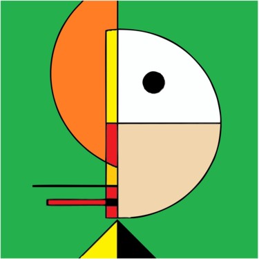 Self-Portrait Arts numériques intitulée "Self-Portrait" par Felipe De Vicente, Œuvre d'art originale, Travail numérique 2D