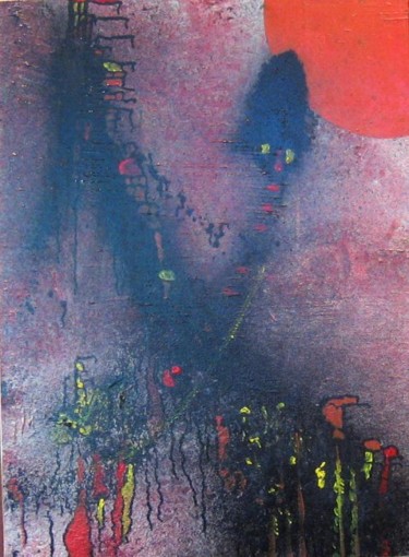 Malerei mit dem Titel "Conception" von Félix Denis, Original-Kunstwerk, Öl