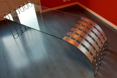 Design intitulada "Table basse" por Félix Gagliardi, Obras de arte originais, Mobília