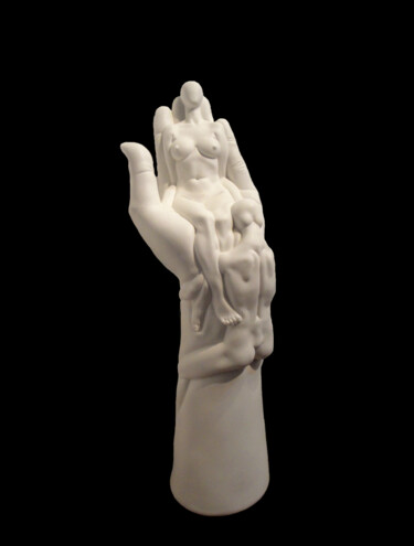 Sculpture titled "Desire for flower" by Feng Tu, Original Artwork