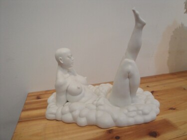 Sculpture titled "浴" by Feng Tu, Original Artwork, Ceramics