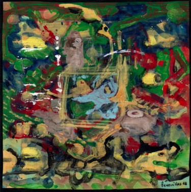 Peinture intitulée "Jouons au bois." par Jean-Bernard Fenouillas, Œuvre d'art originale, Acrylique