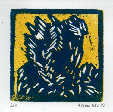 Отпечатки и Гравюры под названием "La prochaine fois 2…" - Jean-Bernard Fenouillas, Подлинное произведение искусства, ксилог…