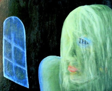 Картина под названием "Полина." - Irina Dubinina, Подлинное произведение искусства, Темпера