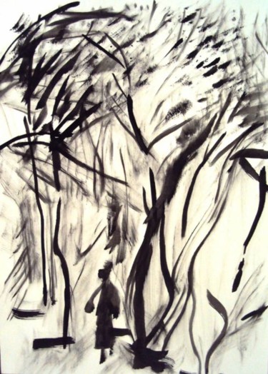 Рисунок под названием "Ветер - 2" - Irina Dubinina, Подлинное произведение искусства, Другой
