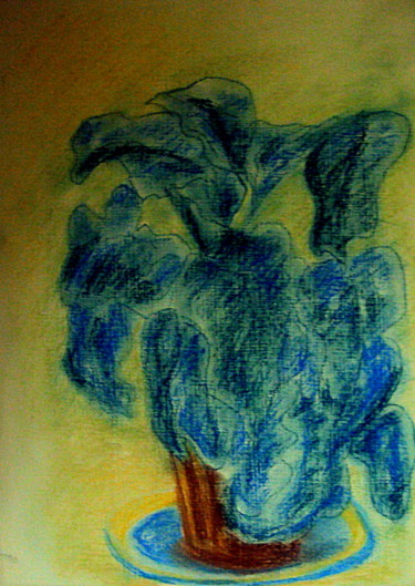 Tekening getiteld "Синий цветок." door Irina Dubinina, Origineel Kunstwerk, Anders