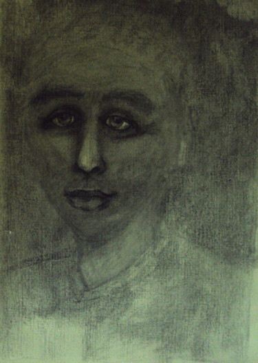 Рисунок под названием "Милорад." - Irina Dubinina, Подлинное произведение искусства, Древесный уголь