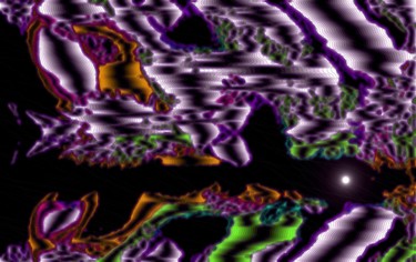 Цифровое искусство под названием "Цветные сны августа." - Irina Dubinina, Подлинное произведение искусства, 2D Цифровая Рабо…