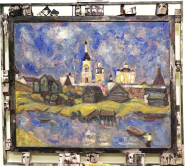 Картина под названием "Соловки" - Леонид Феодор, Подлинное произведение искусства, Масло