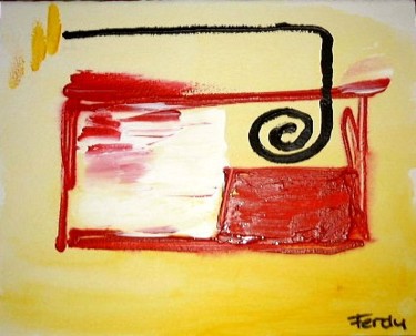 Pintura titulada "La caperucita roja" por Ferdy, Obra de arte original