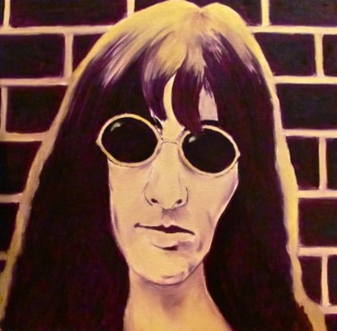 Peinture intitulée "Joey Ramone" par Polo, Œuvre d'art originale, Huile