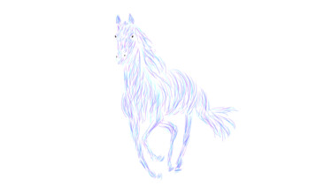Grafika cyfrowa / sztuka generowana cyfrowo zatytułowany „Horse” autorstwa Ferhat Korkmazcan, Oryginalna praca, 2D praca cyf…