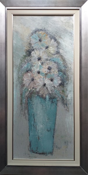 Pittura intitolato "Cvijeće u vazi" da Marija. M., Opera d'arte originale, Acrilico