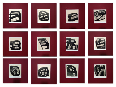 Gravures & estampes intitulée "Forms" par Ferigoli, Œuvre d'art originale, Tirage argentique Monté sur Carton