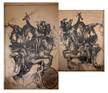 Drawing titled "The Story of Anothe…" by Fermin Fleites, Original Artwork, Charcoal
