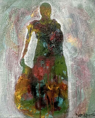 Peinture intitulée "La Reine des enfants" par Fernand Nonkouni, Œuvre d'art originale, Acrylique
