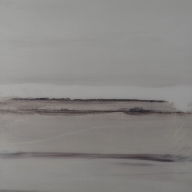 Painting titled "WHITE" by Fernand Payraud, Original Artwork, Pigments Mounted on Aluminium