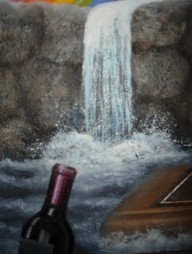 Painting titled "Pormenor de garrafa" by Fernanda Lérias, Original Artwork