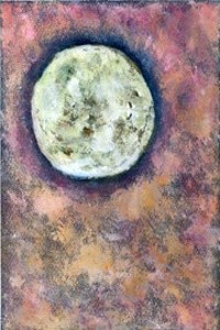 Pittura intitolato "e-la-luna-getta_-sa…" da Fernanda Satta, Opera d'arte originale