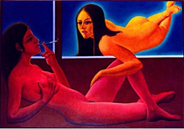 Pintura intitulada "o-corpo-2.jpg" por Fernando Barreto, Obras de arte originais