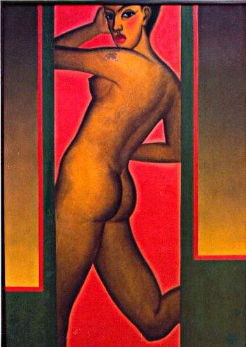 Peinture intitulée "o-corpo-3.jpg" par Fernando Barreto, Œuvre d'art originale, Huile