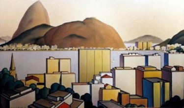 Pintura intitulada "Rio de Janeiro IXX" por Fernando Barreto, Obras de arte originais, Óleo