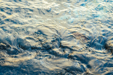 Fotografia zatytułowany „sea ​​abstraction” autorstwa Fernando David Amador De Paz, Oryginalna praca, Fotografia cyfrowa