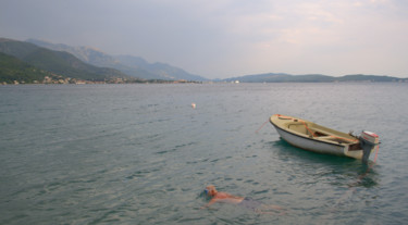 Fotografía titulada "Man swiming" por Fernando Lazaro, Obra de arte original