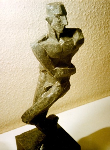 Skulptur mit dem Titel "NUDO" von Fernando Navajas Seco, Original-Kunstwerk, Harz